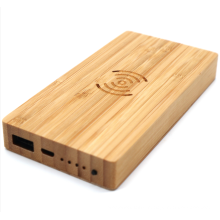 Eco-friendly Wood  Wireless Power Bank 3000mAh  Wood Power Bank  Custom Logo Product